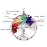 Classy Original 7 Chakra Tree of Life Chain Pendant