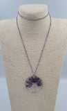 Classy Original Amethyst Tree of Life Necklace