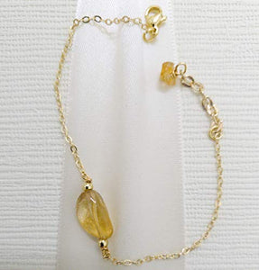 Grace: Original Citrine Crystal Bracelet for Abundance