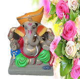 ECO Friendly Ganesh Idol/Murti 8 inches गणेशजी की मूर्ति - गणेश चतुर्थी