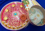 Karwachauth Indian Traditional Decorative Pooja Thali