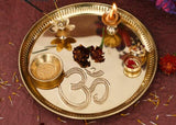 Diwali Puja Thaali. Decorative Pooja Thali