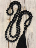 Ramadan Gift: Classy Original Onyx Crystal Misbaha tasbih Prayer beads 99 Beads