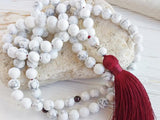 Ramadan Gift: Howlite Crystal Misbaha tasbih Prayer beads 99 Beads