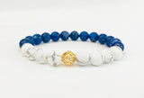 Beautiful, Classy Original Lapis Lazuli Howlite Bracelet